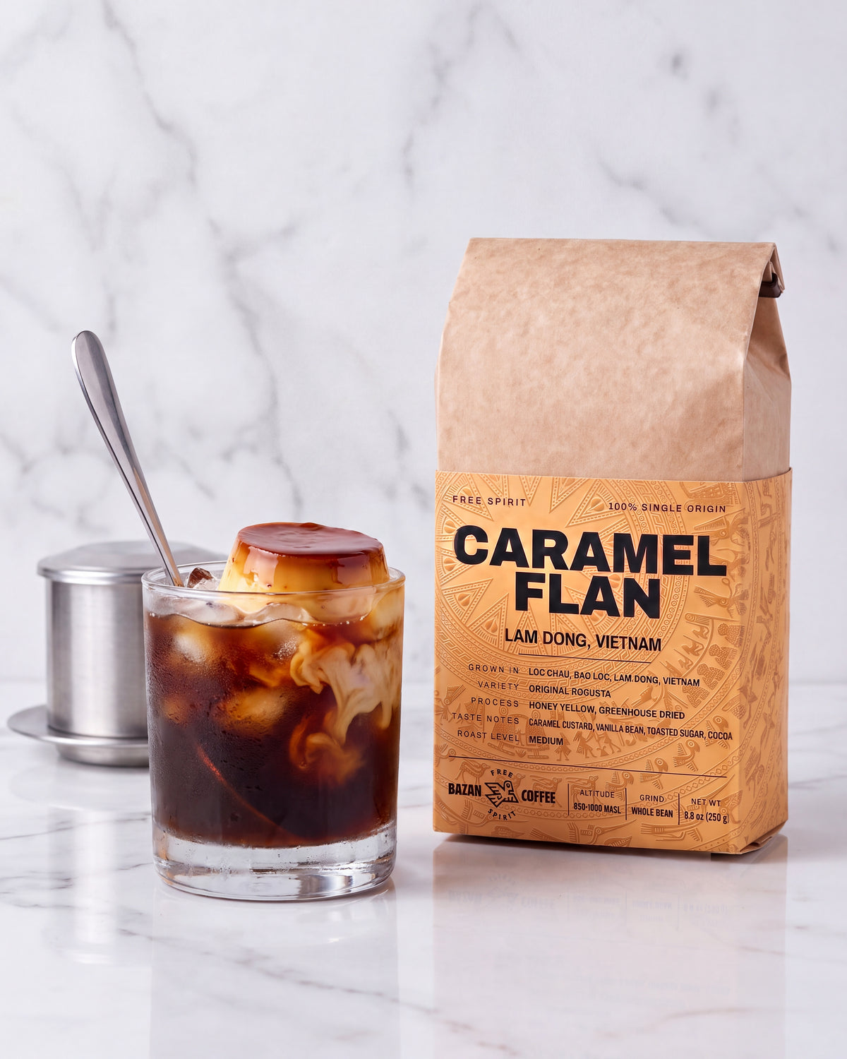 Caramel Flan brewing