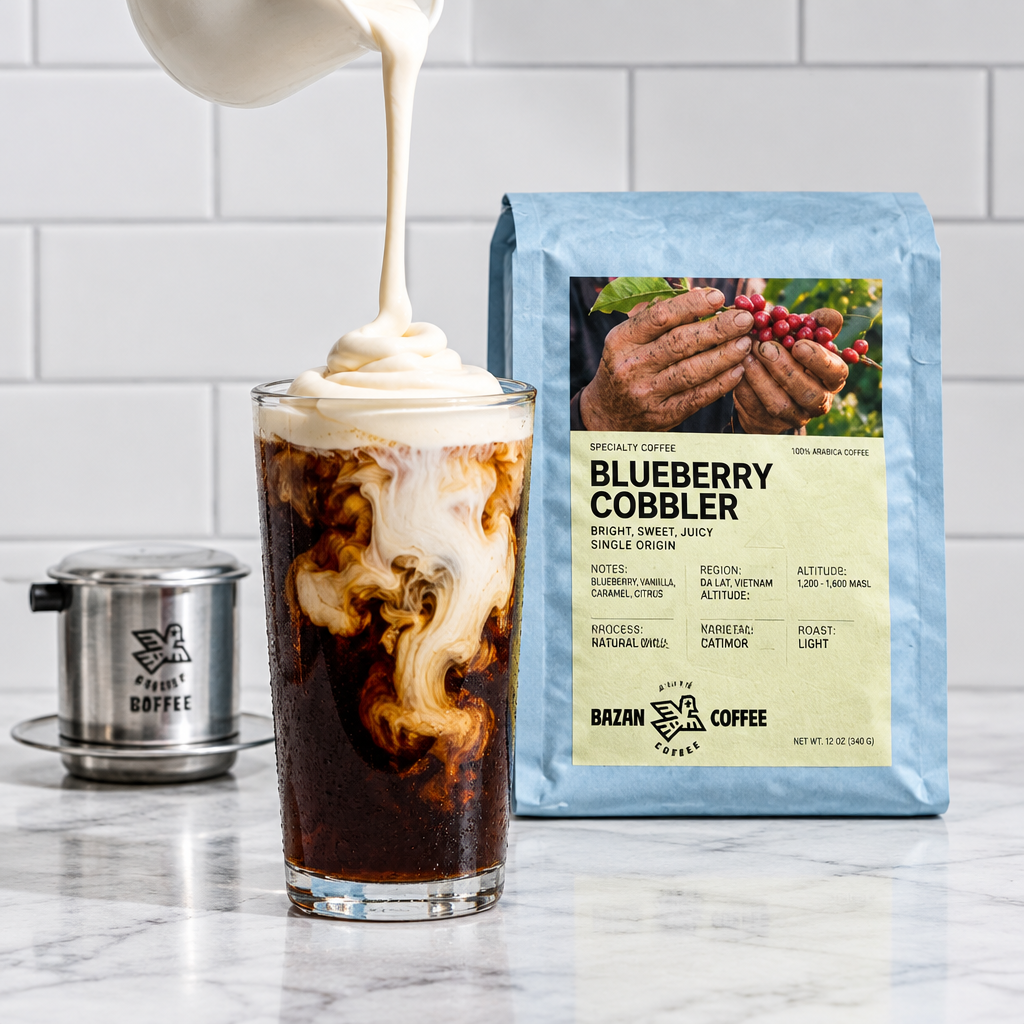 Blueberry Cobbler brewing