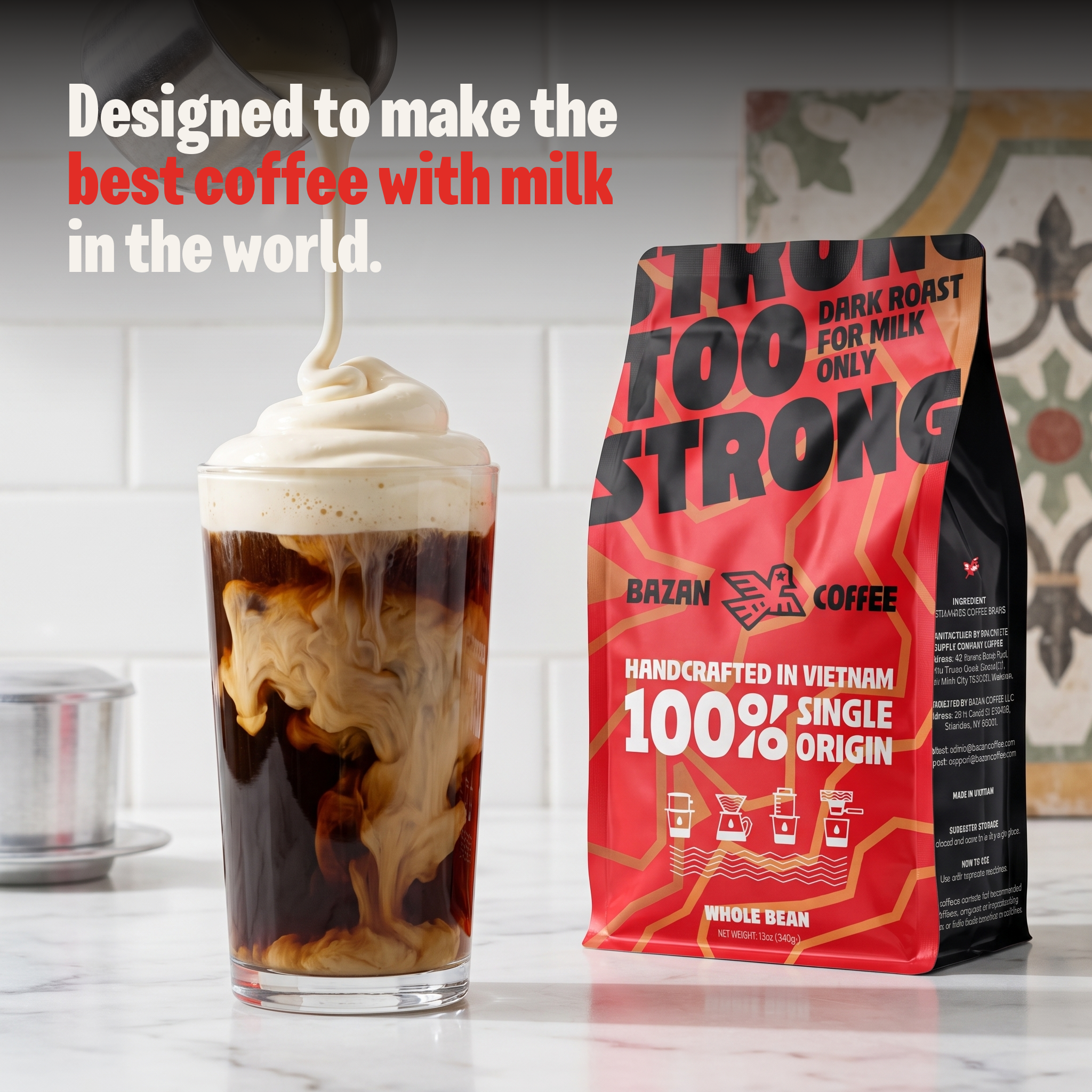 Too Strong, Premium Vietnamese Robusta, Dark Roast