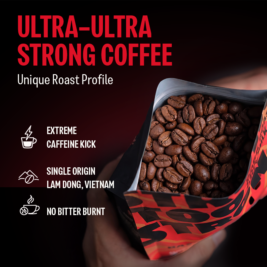 Too Strong, Premium Vietnamese Robusta, Dark Roast