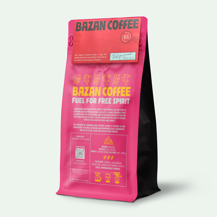 Specialty Arabica Vietnam, Notes of Caramel, Spices & Bell Pepper, Whole Bean