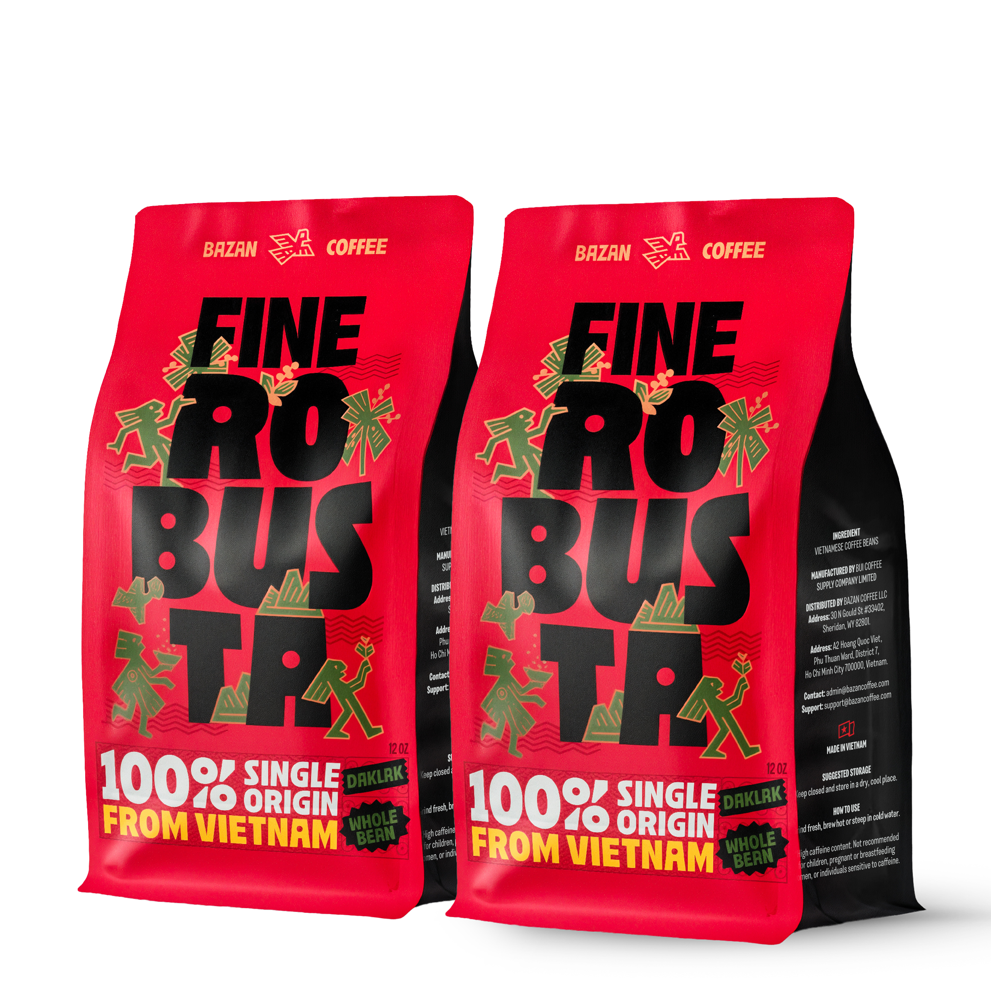 Fine Robusta Vietnam, Notes of Durian, Honey & Caramel, Whole Bean