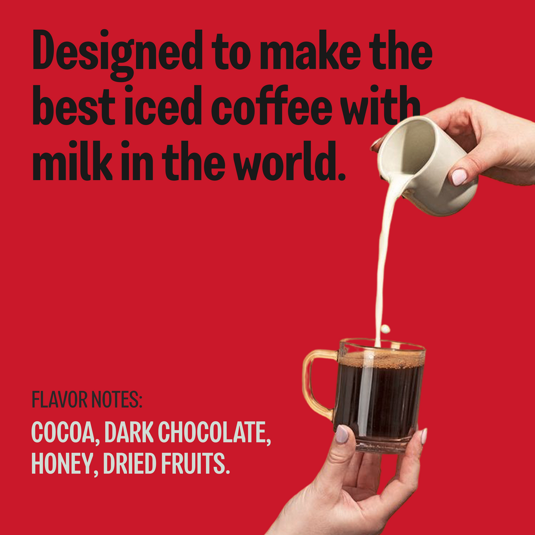 Premium Strong Vietnamese Blend, Ground, Dark Roast, Bold Espresso Flavor, Ideal with Milk, Overnight Blend, 12oz - Coffee