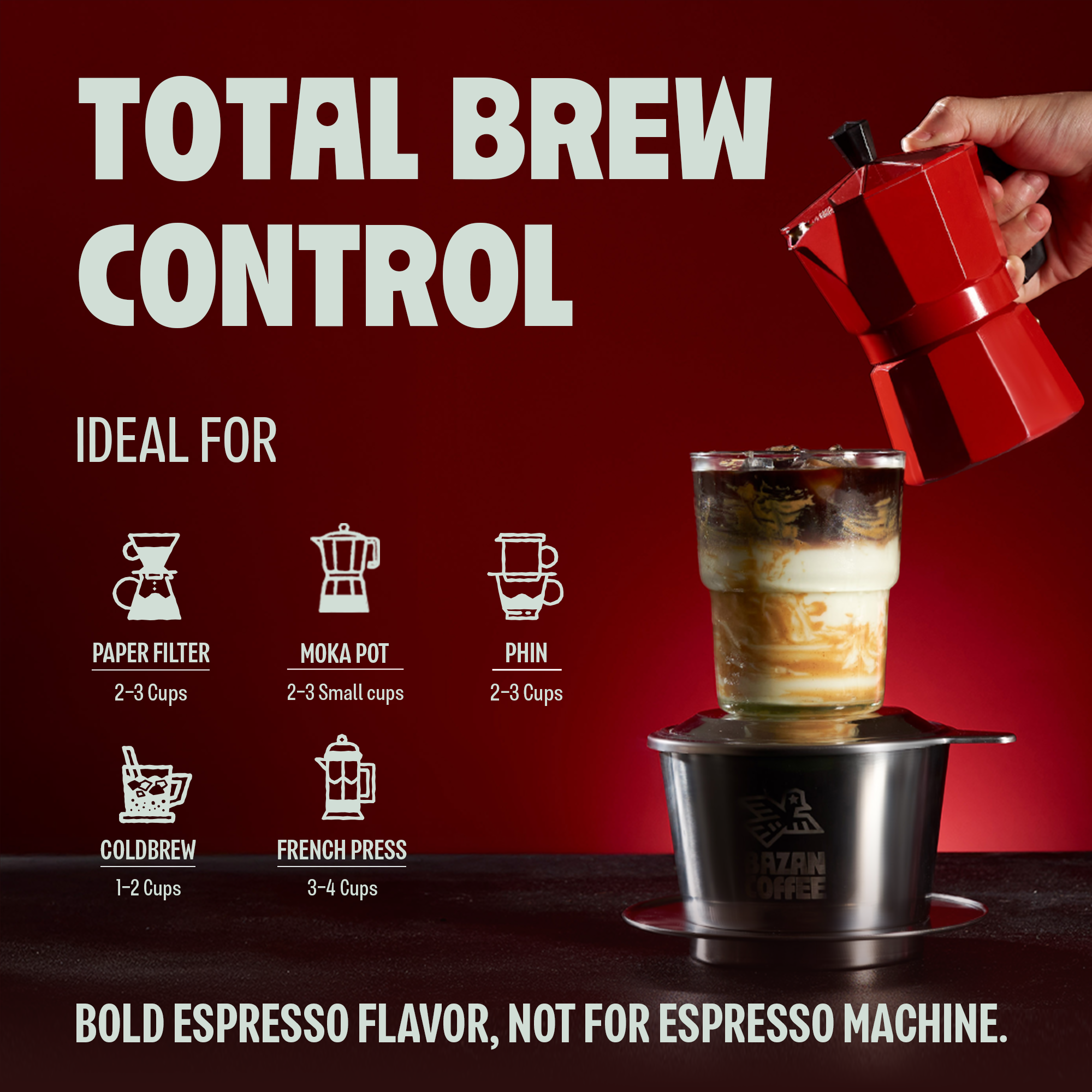 Overnight, Premium Strong Vietnamese Blend, Ground