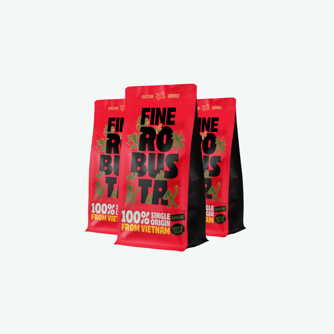 Fine Robusta Viet Nam, Whole Bean, Notes of Durian, Honey & Caramel