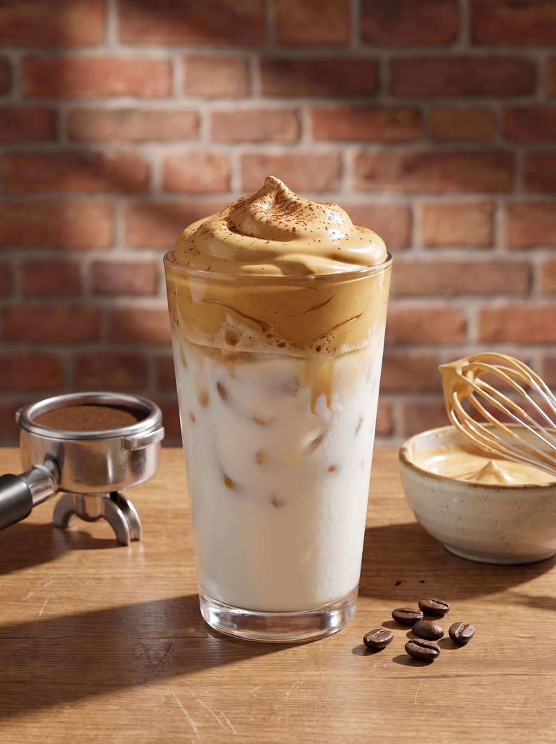 DALGONA ICED LATTE