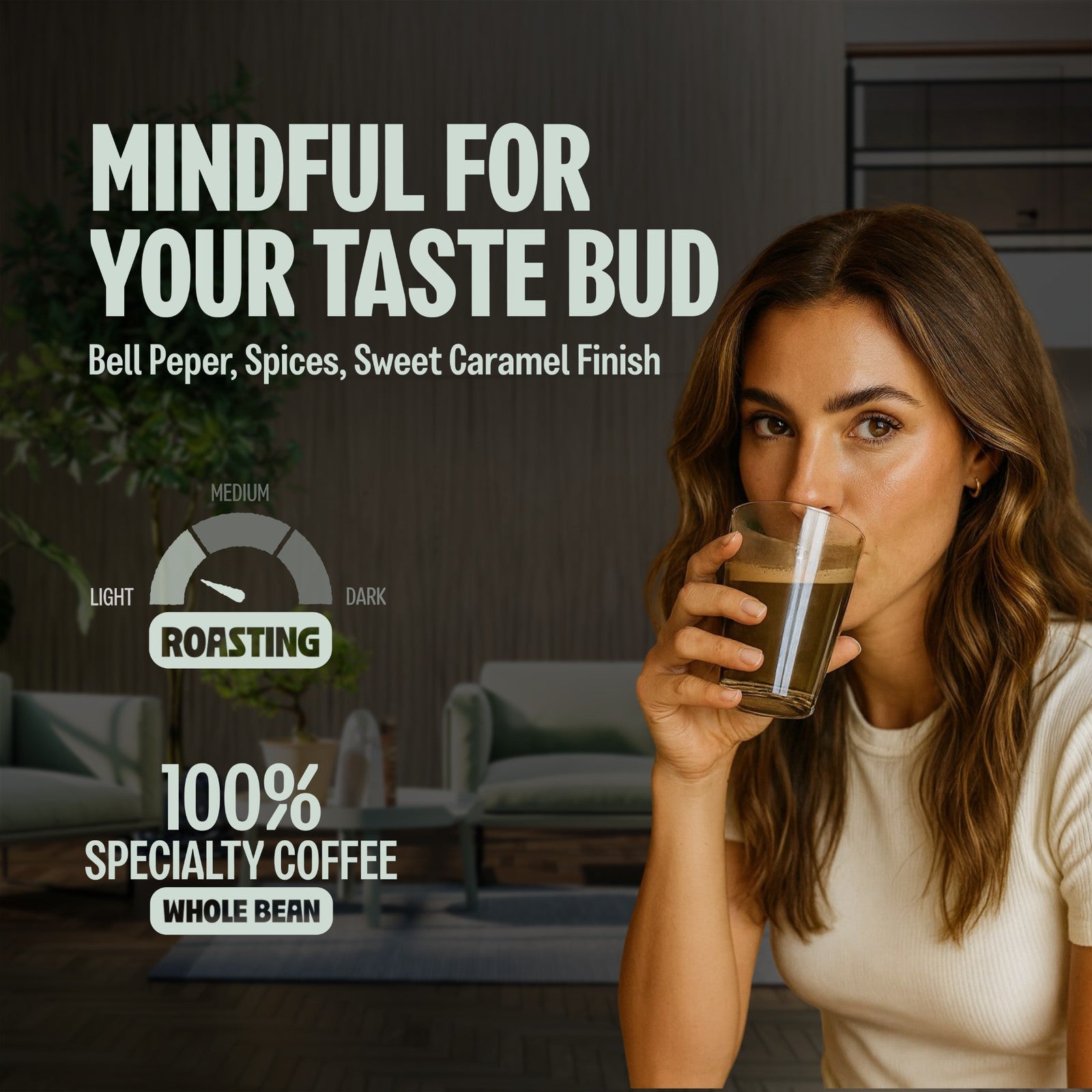 Specialty Arabica Vietnam, Notes of Caramel, Spices & Bell Pepper, Whole Bean