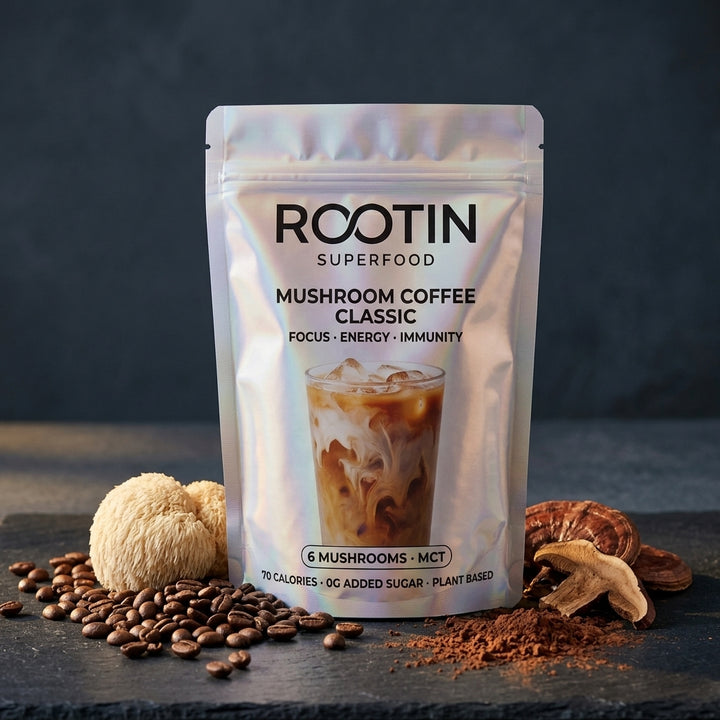 RootIn pouch with mushroom ingredients
