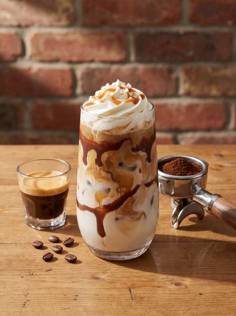 SALTED CARAMEL ICED MOCHA