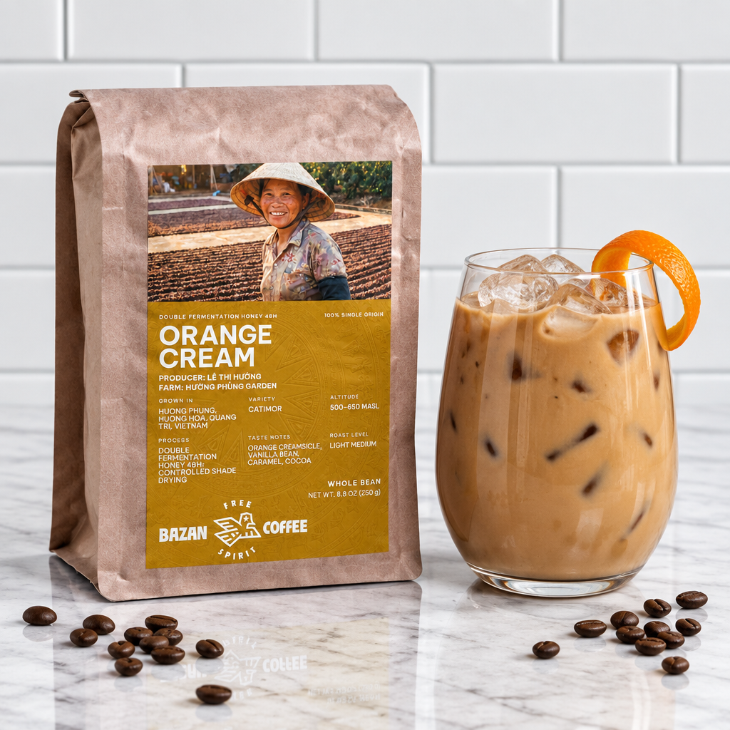 Orange Cream brewing