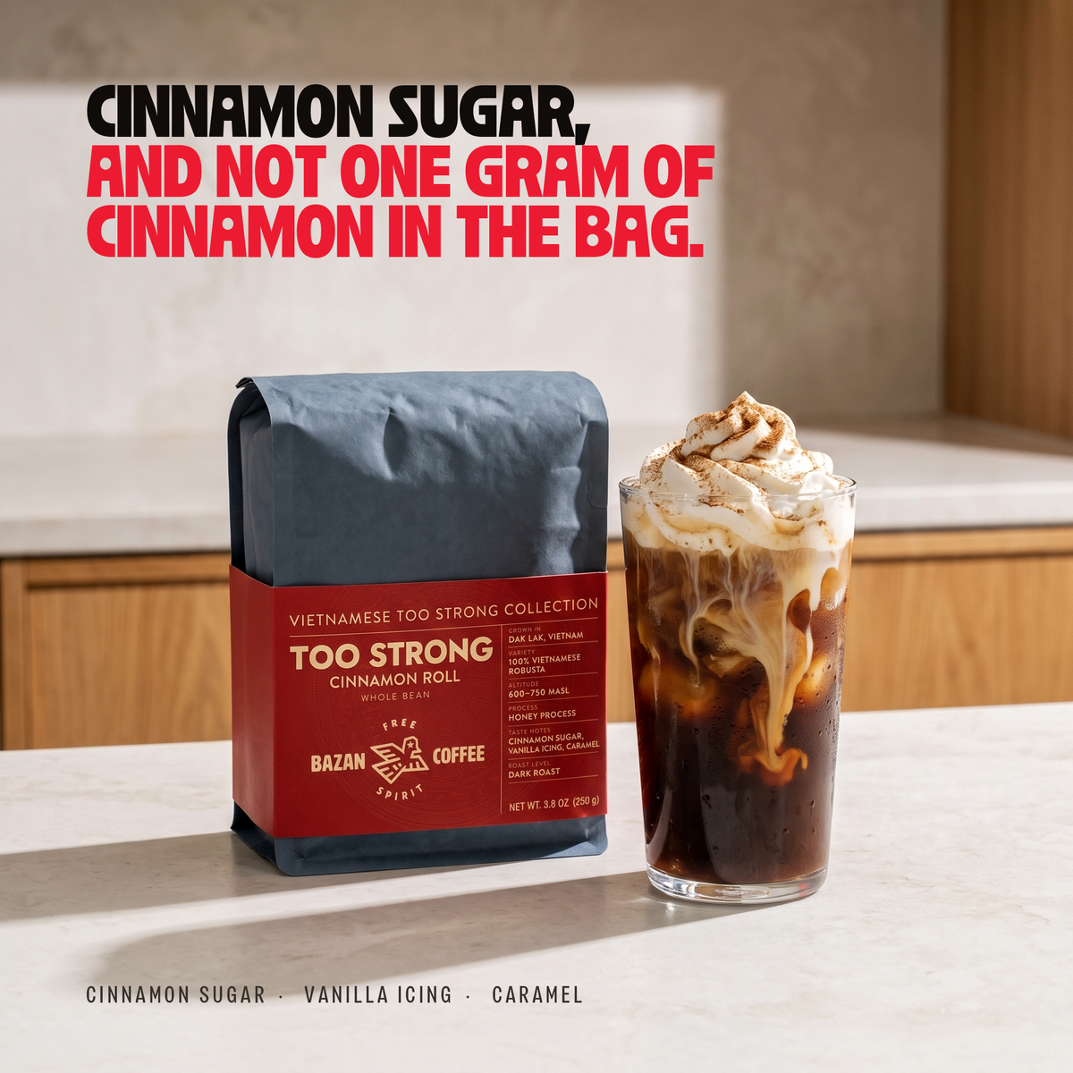 Too Strong Cinnamon Roll