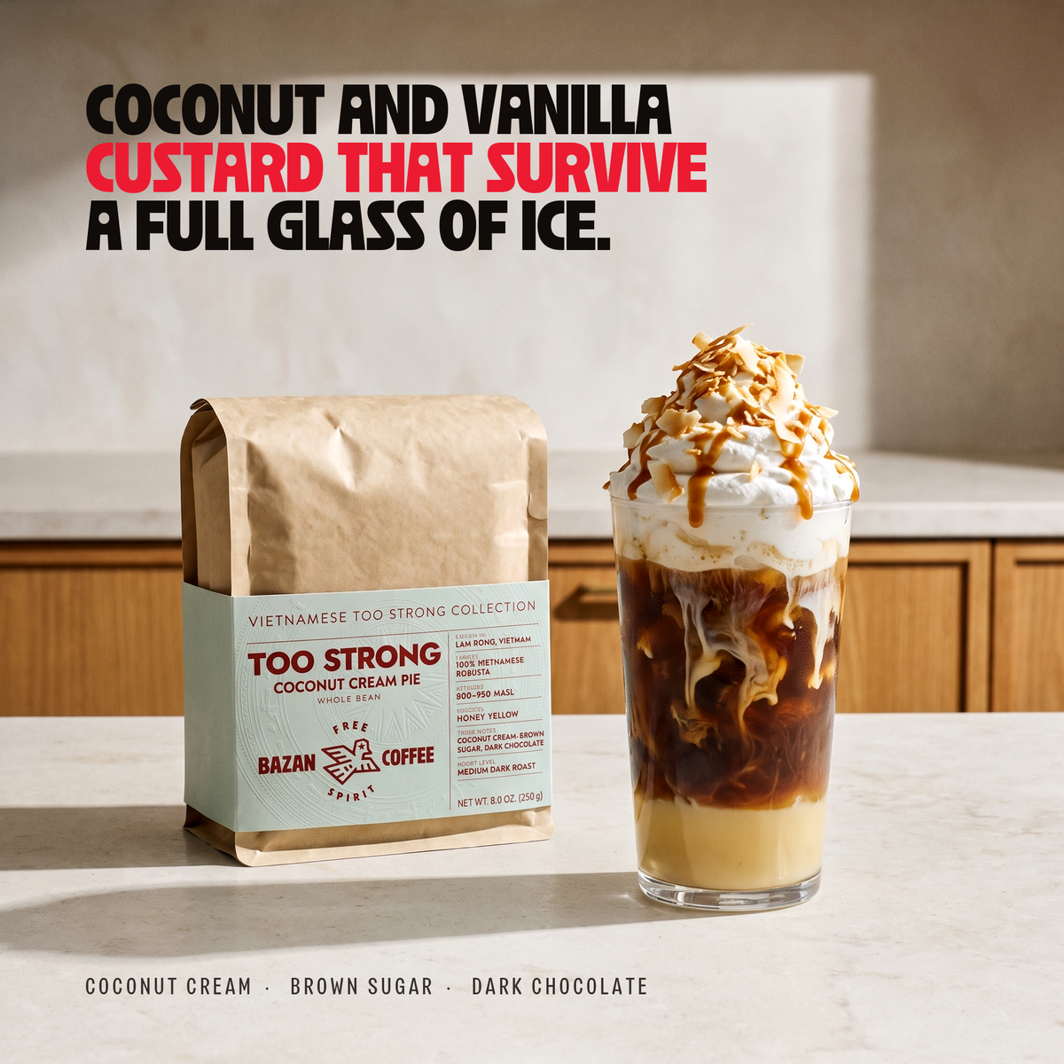 Too Strong Coconut Cream Pie