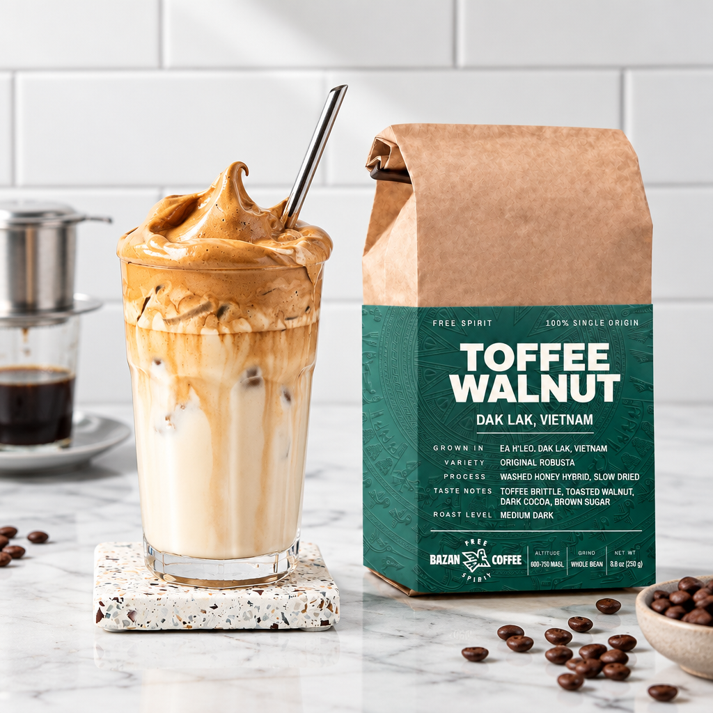 Toffee Walnut brewing